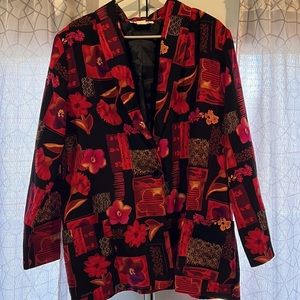 Vintage colorful blazer
